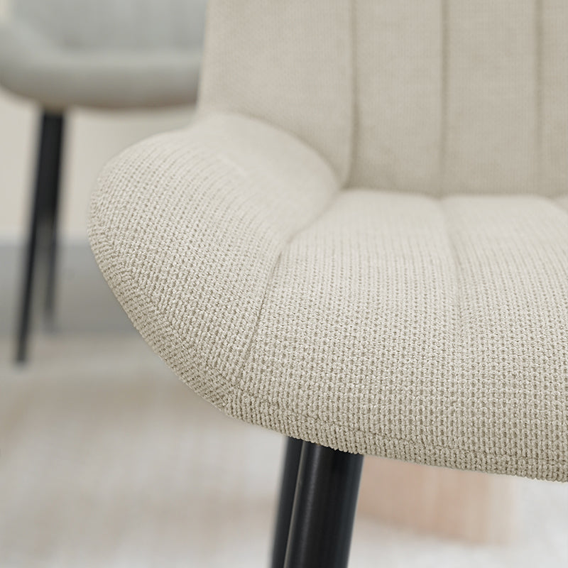 Esszimmerstuhl Jarvis [2er Set] [Leinen Stoff] Ofcasafurniture DE