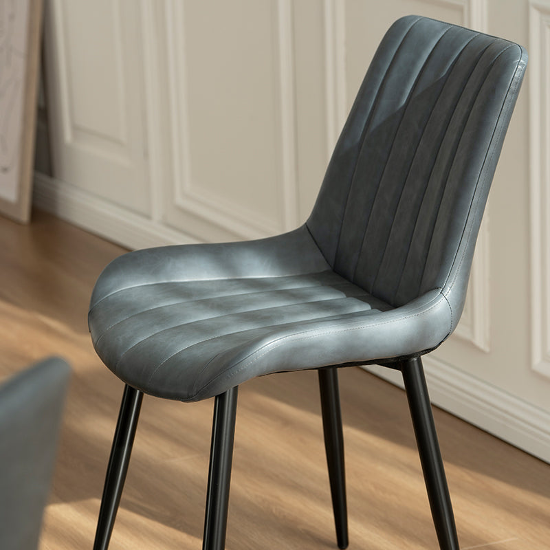 Laila Rechthoekige Eettafel en 6 Jarvis Eetkamerstoelen [Eetkamerset]