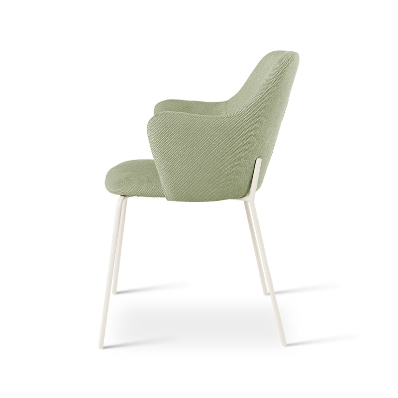 Armlehnenstuhl Dahlia [2er Set] [Leinen Stoff] Ofcasafurniture DE