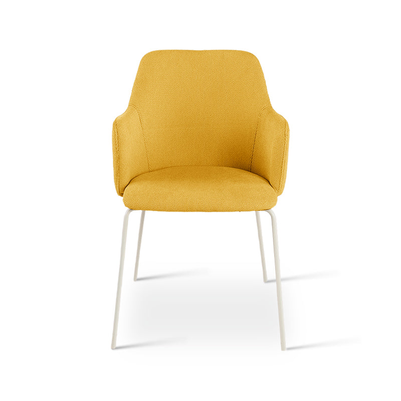 Armlehnenstuhl Dahlia [2er Set] [Leinen Stoff] Ofcasafurniture DE