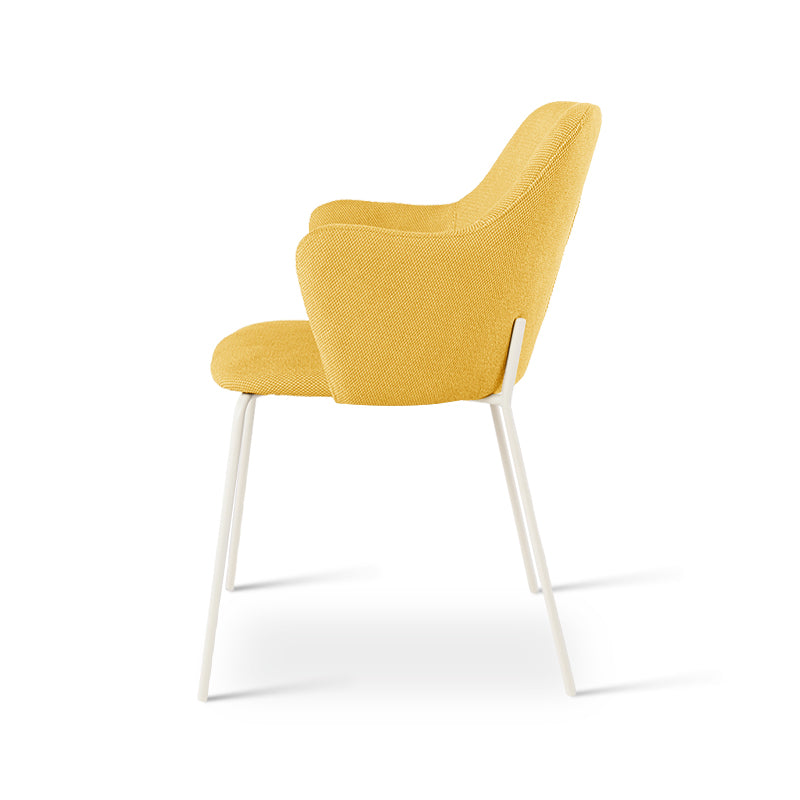 Armlehnenstuhl Dahlia [2er Set] [Leinen Stoff] Ofcasafurniture DE