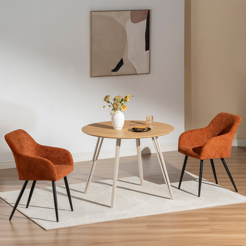 Frazer Eetkamerstoel [Set van 2] [Linnen Stof]