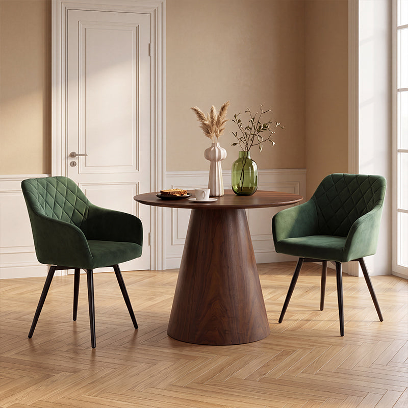 Frazer Diamond 360° Draaibare Eetkamerstoel [Set van 2] [Fluweel]