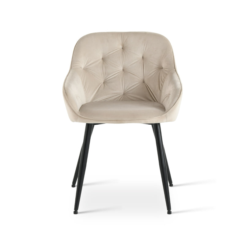 Armlehnenstuhl Keaton [2er Set] [Samt] Ofcasafurniture DE