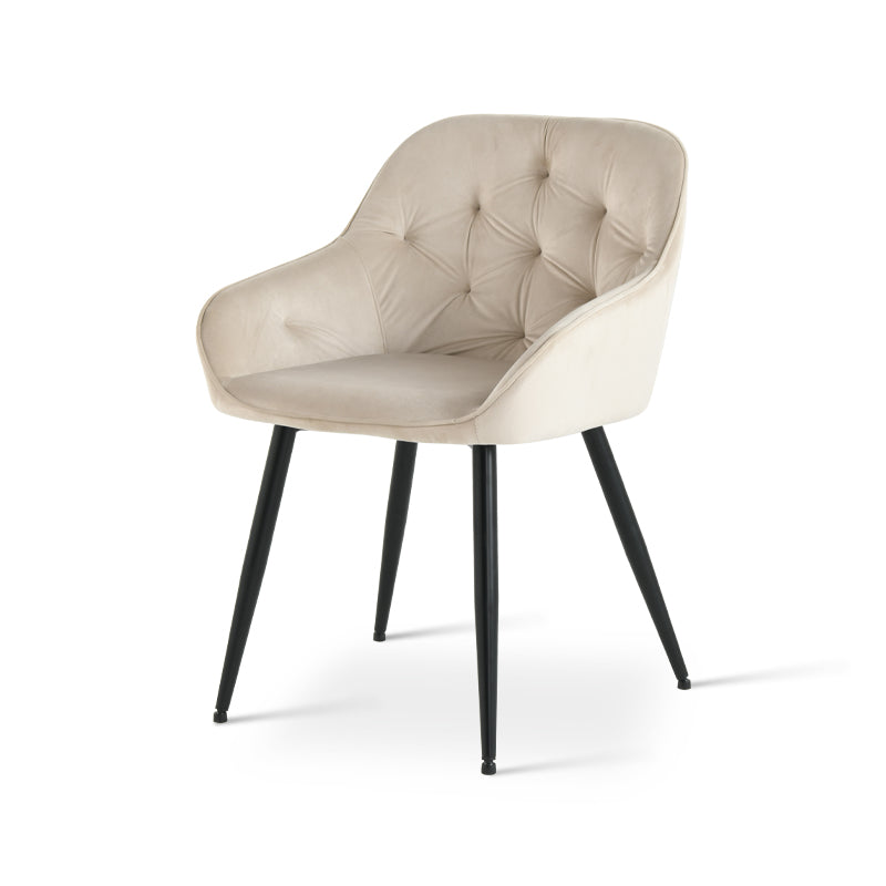 Armlehnenstuhl Keaton [2er Set] [Samt] Ofcasafurniture DE