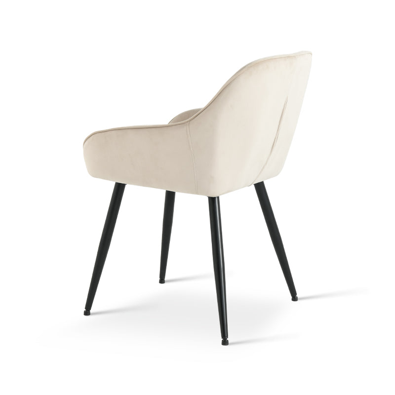 Armlehnenstuhl Keaton [2er Set] [Samt] Ofcasafurniture DE