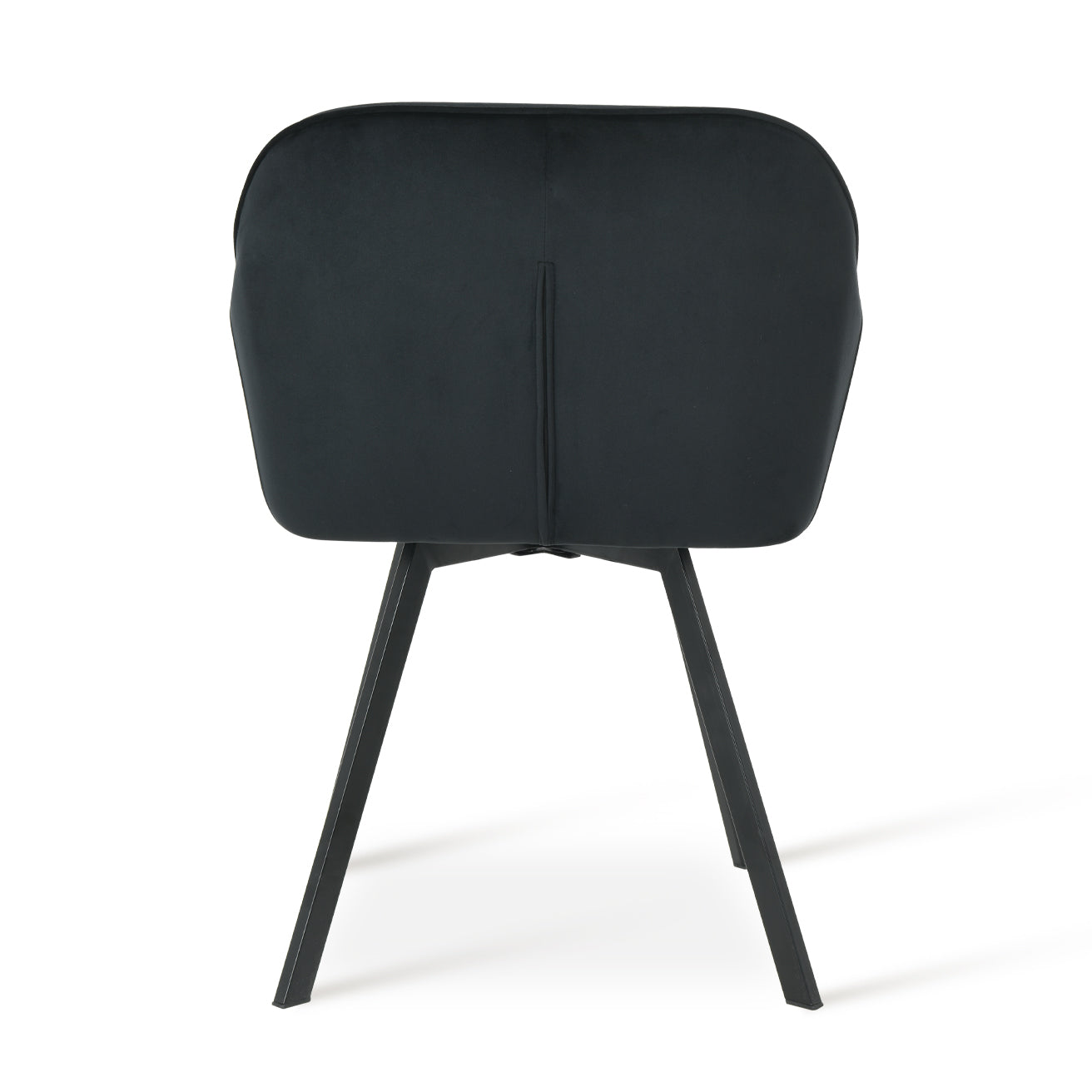 Keaton 360° Draaibare Eetkamerstoel met Dikke Bekleding van Fluweel [Set van 2] [Fluweel]