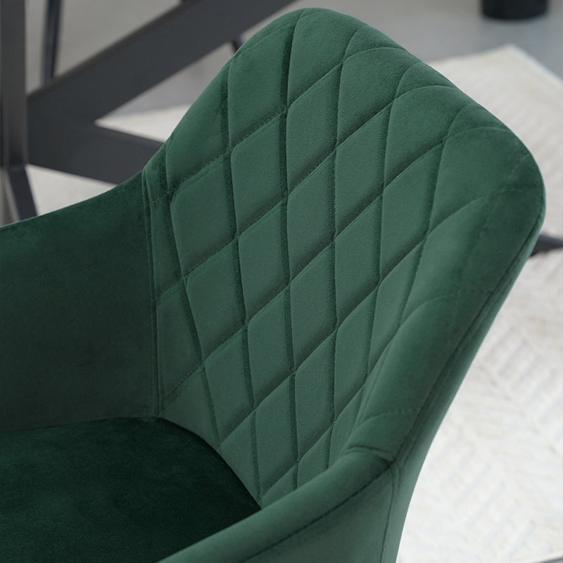 Frazer Diamond 360° Draaibare Eetkamerstoel [Set van 2] [Fluweel]