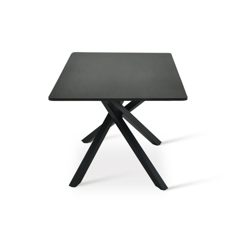 Thalia Rechthoekige Eettafel [Zwart Hout of Walnoot] [180 cm]