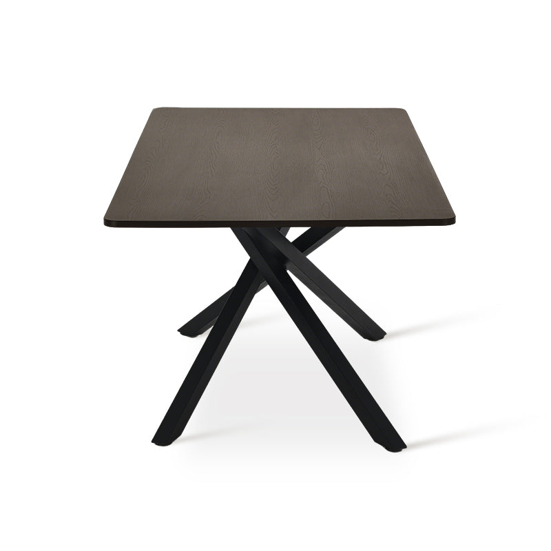 Thalia Rechthoekige Eettafel [Zwart Hout of Walnoot] [180 cm]