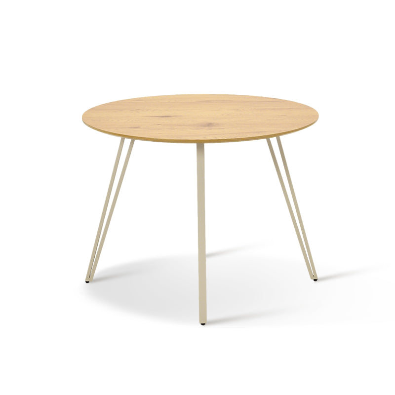 Fareeha Ronde Eettafel [Zwart Hout] [100 cm]