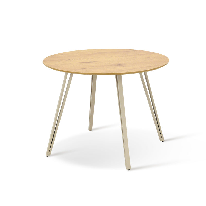 Fareeha Ronde Eettafel [Zwart Hout] [100 cm]