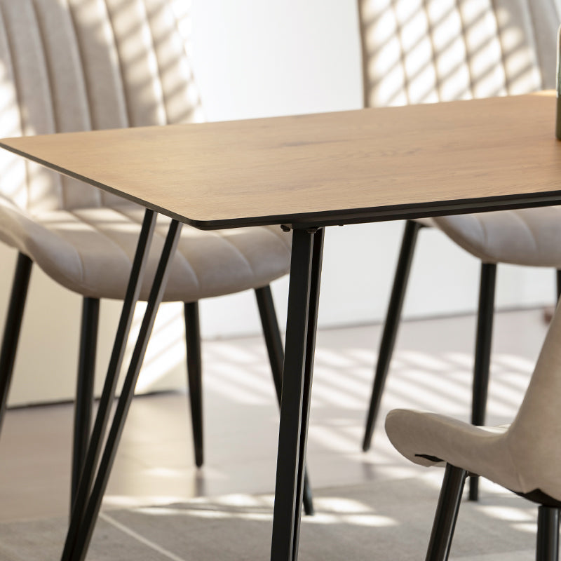 Fareeha Rechthoekige Eettafel [Houtkleur] [160 cm]