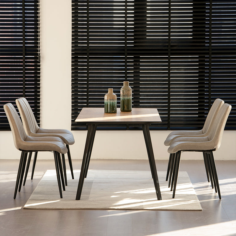 Fareeha Rechthoekige Eettafel [Houtkleur] [160 cm]