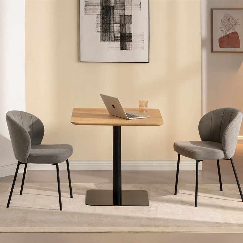 Amara Vierkante Eettafel [Houtpatroon] [80 cm]