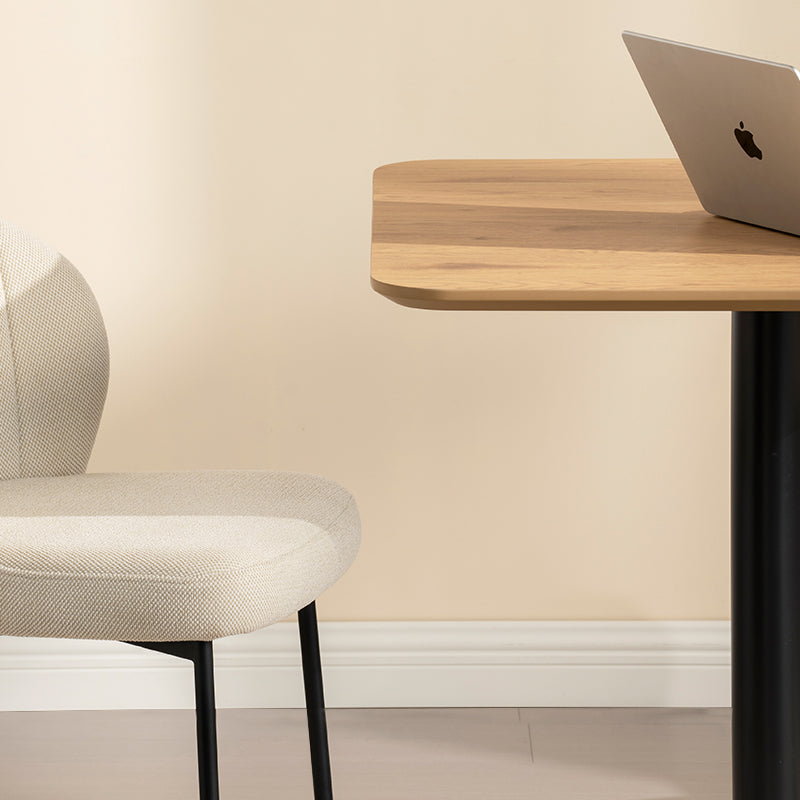 Amara Vierkante Eettafel [Houtpatroon] [80 cm]