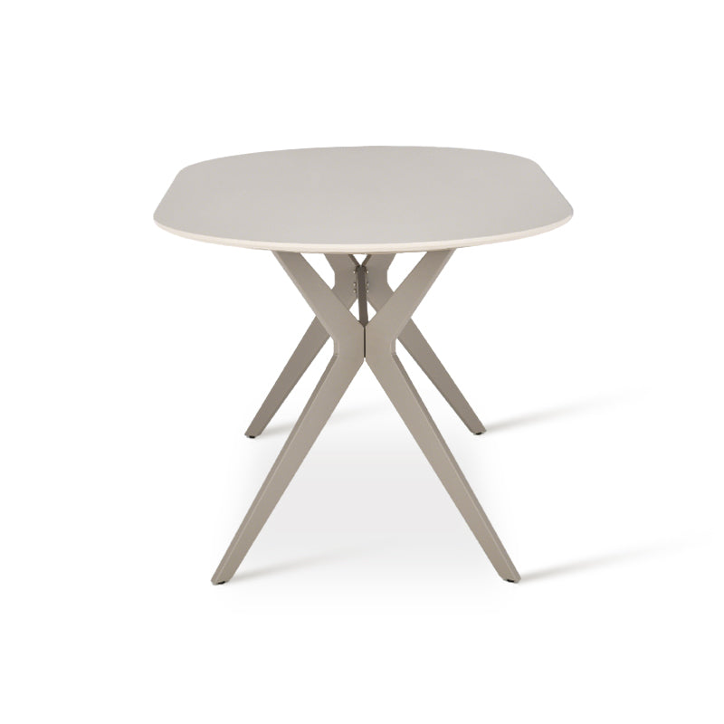 Judit Ovale Eettafel [Beige] [160 cm]