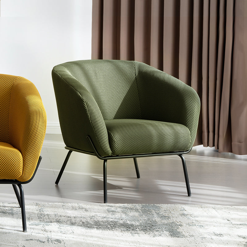 Aveline Lounge Chair [Mosterd en Groen]
