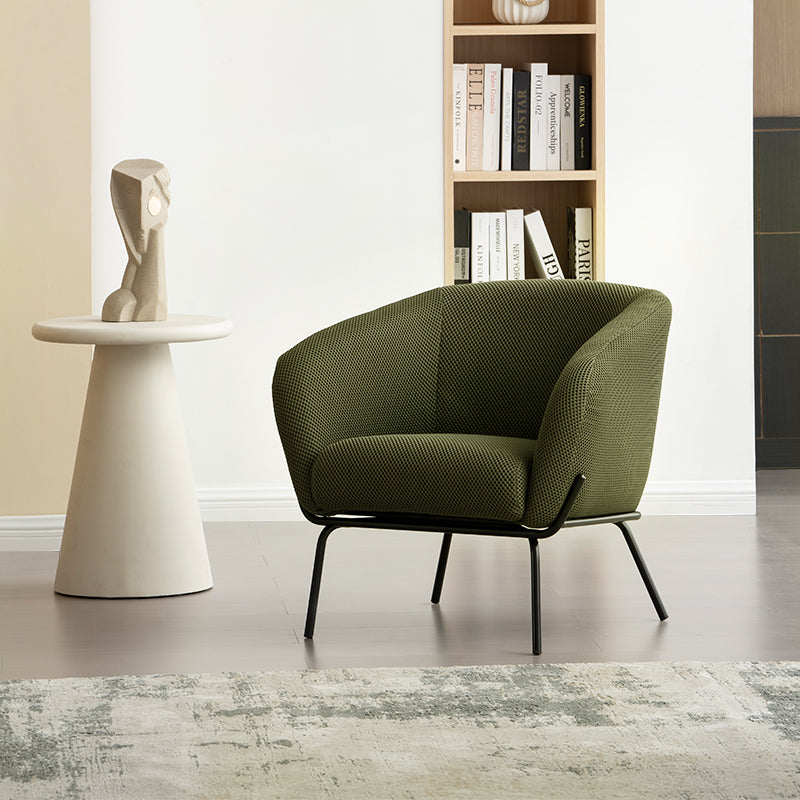 Aveline Lounge Chair [Mosterd en Groen]