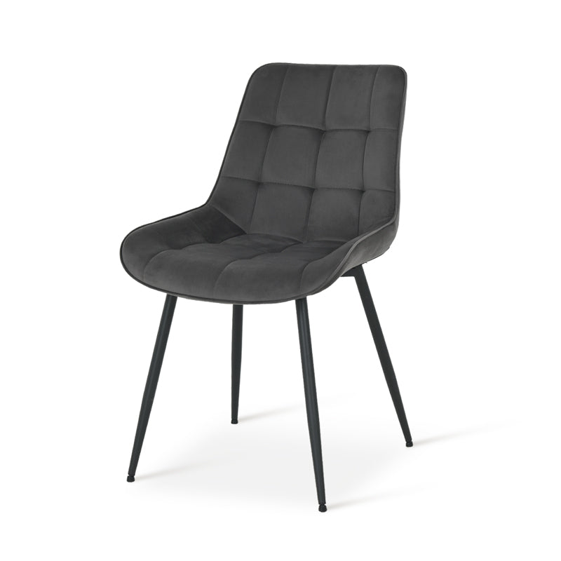 Orozco Eetkamerstoel [Set van 2] [Fluweel]