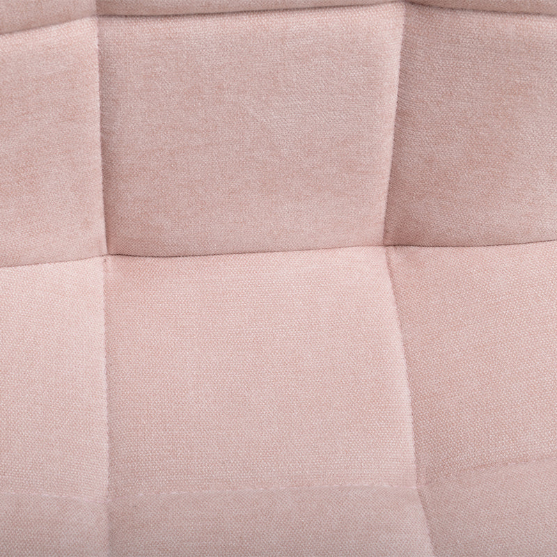 Esszimmerstuhl Aoife Sleek [2er Set] [Leinen Stoff] [Füsse in Metall in Eiche Optik] Ofcasafurniture DE